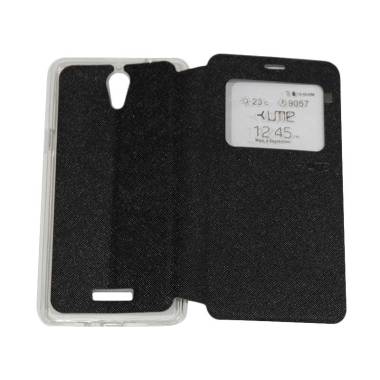 Ume Flipshell / Flip Cover Casing f ... Handphone / View - Black