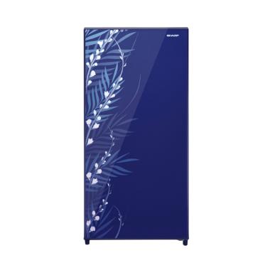 Sharp SJ-X185MG-FB Kulkas - Flower Blue [1 Pintu/166 Liter]