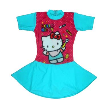 Nice Motif Hello Kitty Polka Baju Renang Rok ABG - Tosca