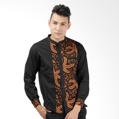 Aitana Koko Batik BTK-AN-1510117-LS Baju Koko Batik Pria - Hitam