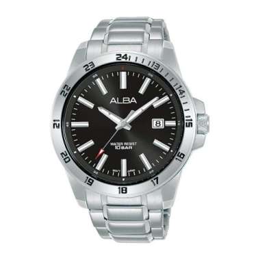 Jam Tangan Alba Pria AS9M25 AS9M25X1 Original Bergaransi Resmi 1 Tahun Silver