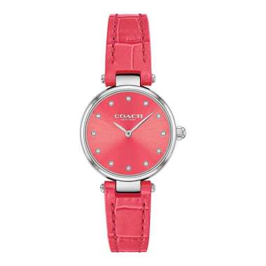 hot pink coach watch