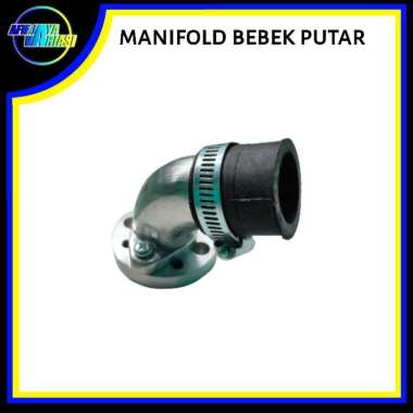 Manipol manifold manipul intake intek leher angsa putar miring karbu bebek rx king matic PE 24 26 28