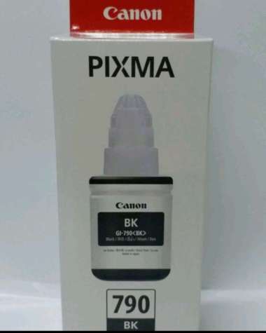 TINTA BOTOL CANON GI 790 FOR PRINTER CANON G1010 G2010 G3010 G4010 ORIGINAL hitam