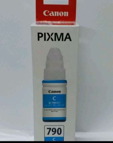 TINTA BOTOL CANON GI 790 FOR PRINTER CANON G1010 G2010 G3010 G4010 ORIGINAL biru