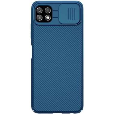 Nillkin Casing Camshield Hard Case Samsung Galaxy A22 5G Blue