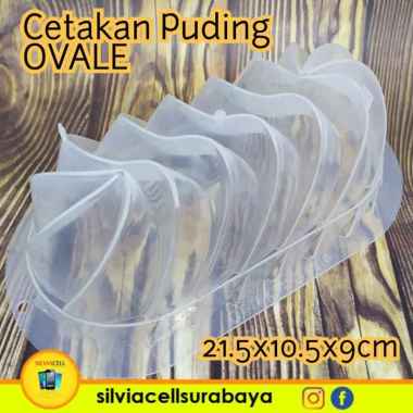 Cetakan agar puding plastik OVALE