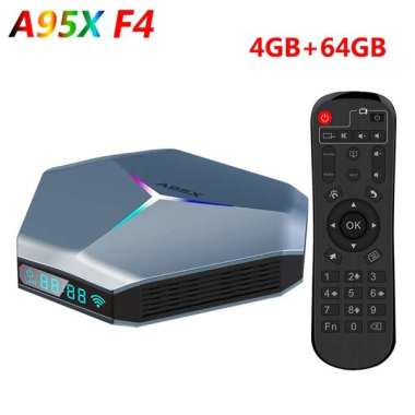A95X F4 TV Box 8K Android 10 Amlogic S905X4 4+64GB not Xiaomi Mi Box