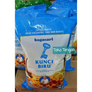 tepung terigu kunci biru 1kg/terigu kunci biru kemasan