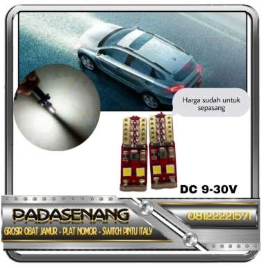 Lampu Led T10 Canbus Nyala Standby/LED T10 Tancap/Led T10-3030-6W TX