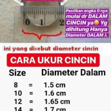 Cincin emas putih model permata baris kadar 700 hadiah