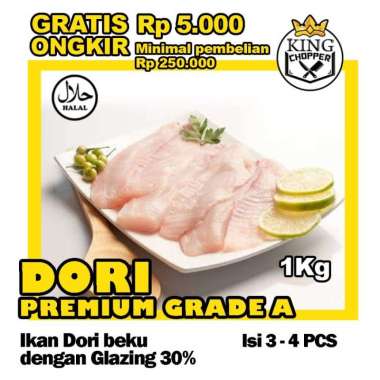 DORI FILLET PREMIUM FROZEN FRESH SEGAR BEKU IKAN DORY FILET 1 kg