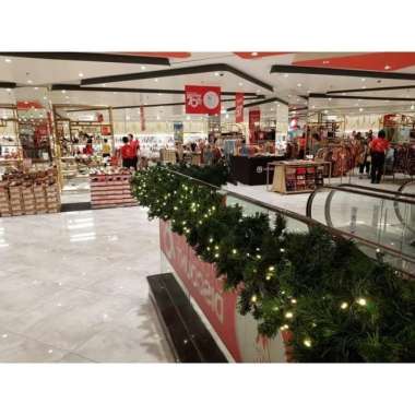 Garland Natal 2 meter Hiasan daun natal - Garlan natal 2m