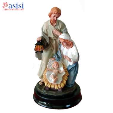 Patung Keluarga Kudus 12 cm Hijau Muda