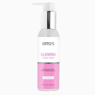 Erto's Glowing Facial Wash - Sabun Muka Pria Kusam / Sabun Pembersih Wajah Pria Mencerahkan / Sabun 