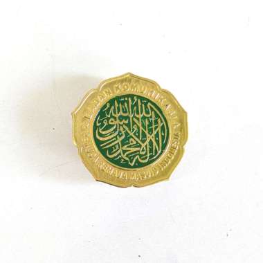 Mulyocreative Pin Remaja Masjid - Pin Logo Remaja Masjid Bahan Logam Kuningan