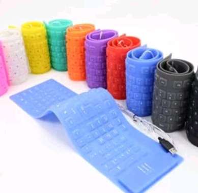 Keyboard Mini Flexibel Usb / Flexible Gulung