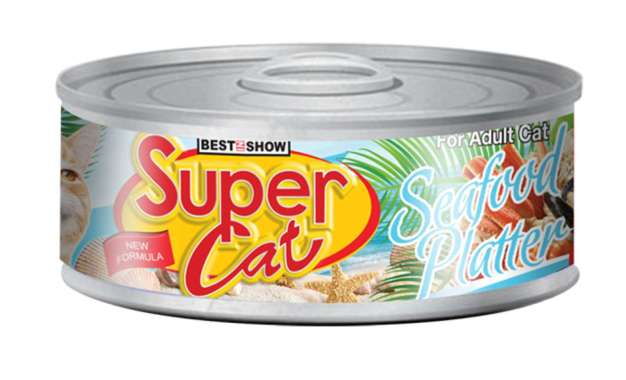 Supercat Adult Seafood Platter 95gr