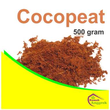 Media Tanam Cocopeat 500 gram bubuk sabut kelapa coco peat kering anggrek aglaonema bibit benih cang