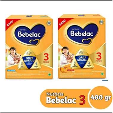 Promo Harga Bebelac 3 Susu Pertumbuhan Vanila 400 gr - Blibli