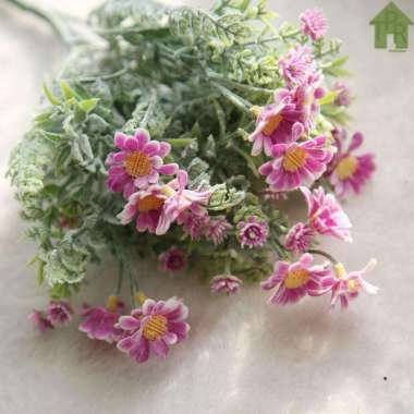 Bunga Artifisial Krisan - Bunga Seruni - Chrysanthemum P30 Merah