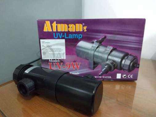 ATMAN LP UV-9W LOW PRESSURE UV-LAMP LAMPU UV AQUARIUM