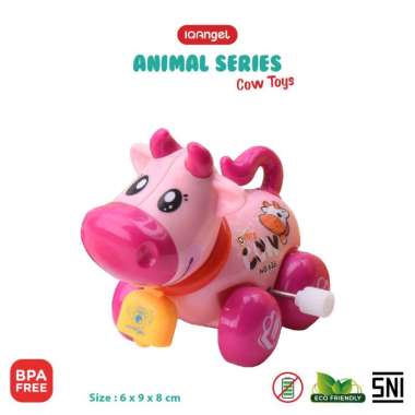 IQ Angel Cow Toys - Pink