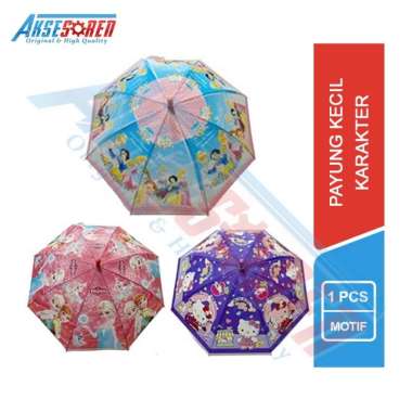 Payung Kecil Motif Karakter / Payung Bermotif / Payung Anak Laki-laki Dan Perempuan / Payung Pluit /