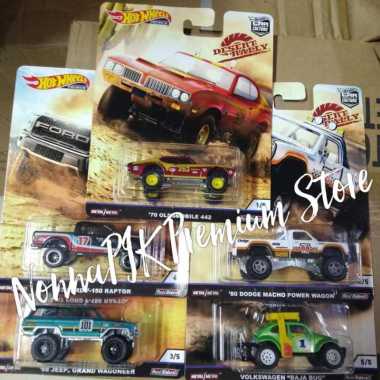 Hot Wheels Dessert Rally set volkswagen vw ford raptor dodge hotwheels