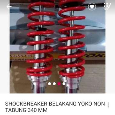 Yoko - JLT Shock Shockbreaker Motor Belakang 340 mm Supra Revo Blade Tiger MegaPro Thunder Smash Mer