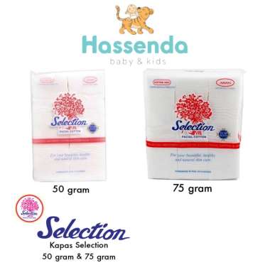 Kapas Selection 75gram & 50gram / Kapas pembersih 50 Gram
