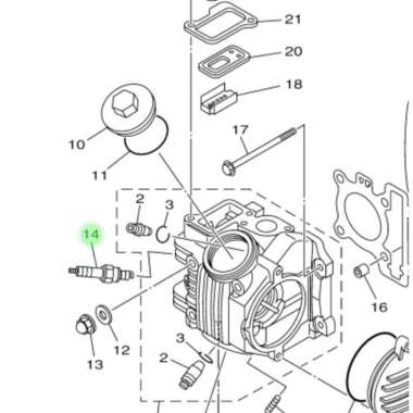 Yamaha Genuine Parts Busi Jupiter Z Carbu