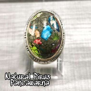 CINCIN BATU AKIK NATURAL PIRUS PYRUS PANCAWARNA AFRIKA LANGKA HIGH QUALITY FULL COLOR Ist 09