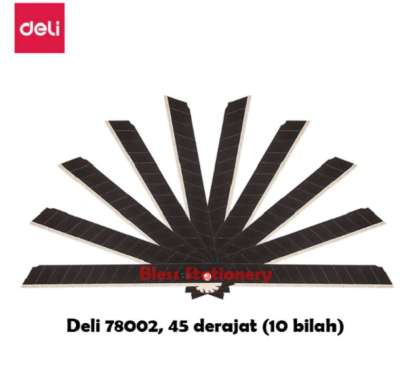 isi cutter kecil HITAM DELI isi ulang cuter hitam isi cutter hitam black cutter blade refill