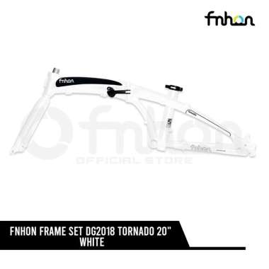 FNHON FRAME SET DG2018 TORNADO 20" FREE HANDLEPOST WHITE