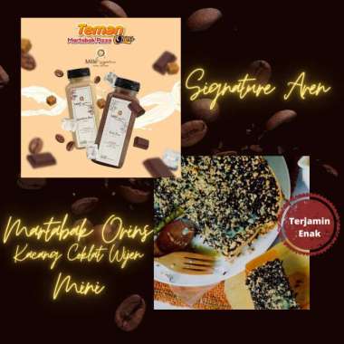 Martabak Pizza Orins Manis Topping Coklat Kacang Wijen & Aren Latte 250ml Jumbo