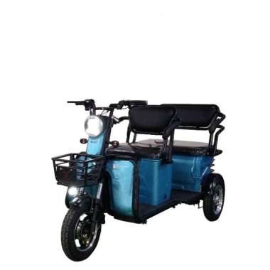 Uwinfly Balis Sepeda Listrik Roda 3 Penumpang Dengan Power Motor 1500W Battery Kering 60V 32Ah