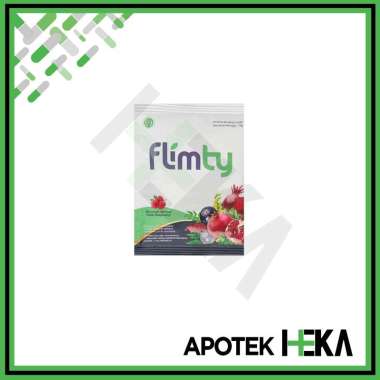 Flimty Fiber 1 Sachet - Detox Herbal Pelangsing Pelancar BAB (Raspberry)