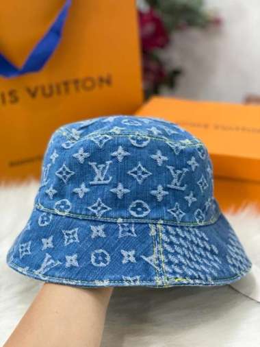 Harga Lv Bucket Hat Denim Terbaru Juli 