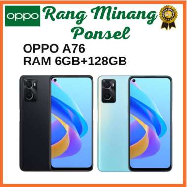 OPPO A76 RAM 6GB - SMARTPHONE Glowing Black