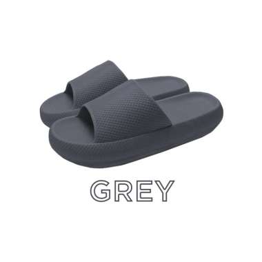 Goto Tomo Sandal Rumah Hotel Sendal Kamar Mandi Empuk Karet Anti Slip 24 Grey