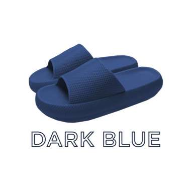 Goto Tomo Sandal Rumah Hotel Sendal Kamar Mandi Empuk Karet Anti Slip 26 Dark Blue