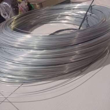 Kawat BWG 16 kawat 1,8 mm Kawat jemuran tali ikat putih kawat putih galvanis isi 1 kg 60 METER