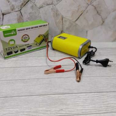 Premium CHARGER AKI SUNPRO 12V 2A CHARGER AKI MOBIL DAN MOTOR CHARGER ACCU Diskon