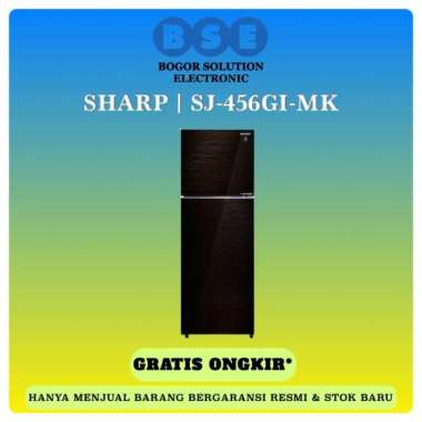 KULKAS SHARP SHINE J-TECH INVERTER SERIES 352L SJ-456GI-MK SHARP