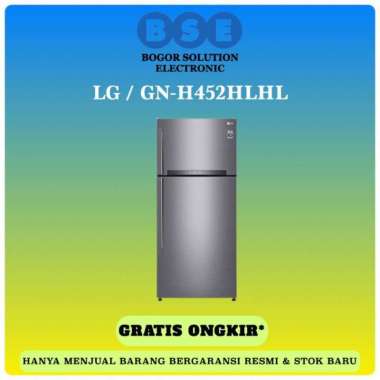 Kulkas 2 Pintu 437 Liter LG GNH452HLHL LG GN H452HLHL 437L Kulkas LG