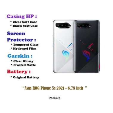 Asus ROG Phone 5s 2021 - 6.78 inch - Case - Screen Protector - Battery - Dll Hydrogel