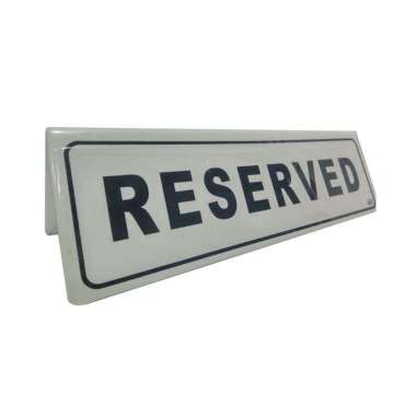 Label GM Meja Reserved/ Dipesan LMJ 108