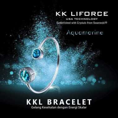 gelang kk liforce aquamarine made in USA original 100%