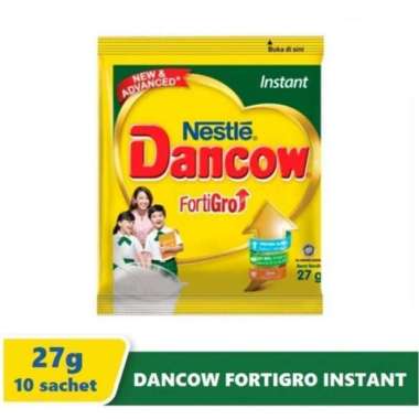 DANCOW INSTANT FORTIGRO 27gr FULL CREAM 10 Sachet